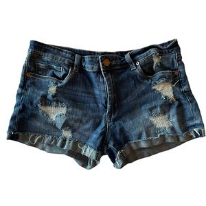 BLANKNYC distressed jean shorts, size 29 “Fulton”